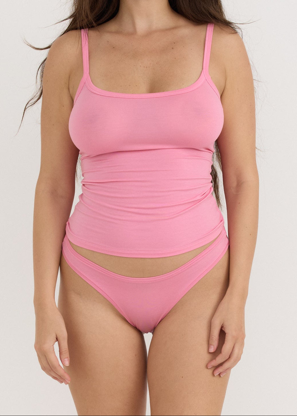 Organic Basics - Soft Touch Veil Cami - Tulip Pink -