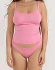 Organic Basics - Soft Touch Veil Cami - Tulip Pink -