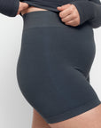 Organic Basics - Seamless Waffle Shorts - Thunder -
