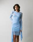 Saemdi - Cera Draped Mesh Dress -