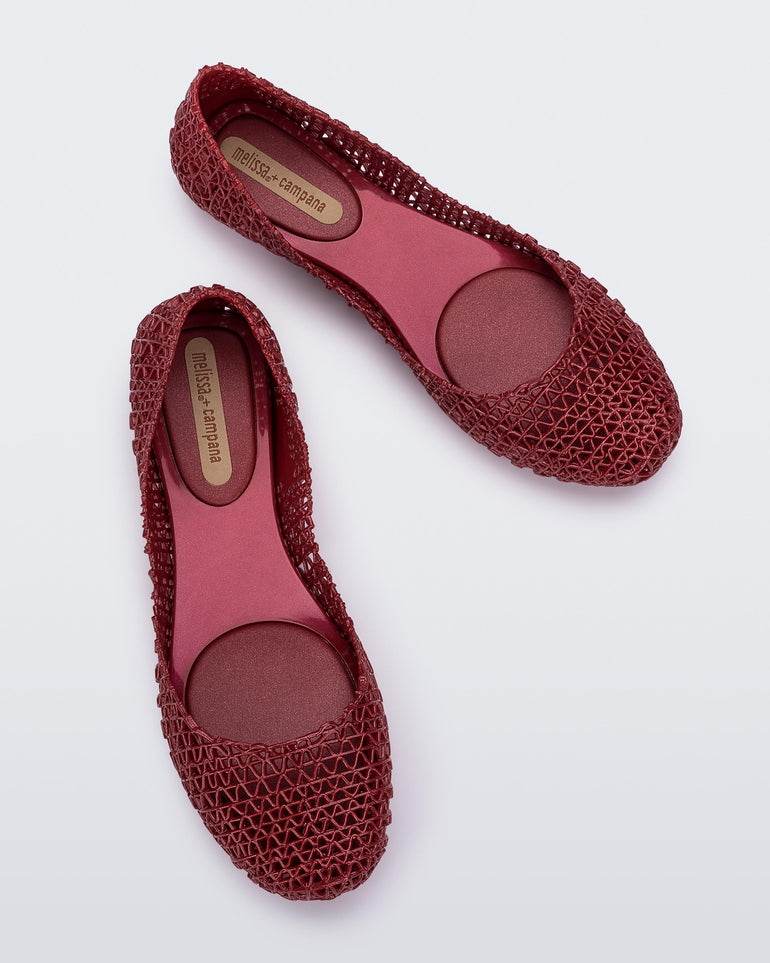 Melissa - Campana Flats - Metal Red -