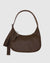 Baggu - Medium Recycled Leather Crescent Bag - Brown -