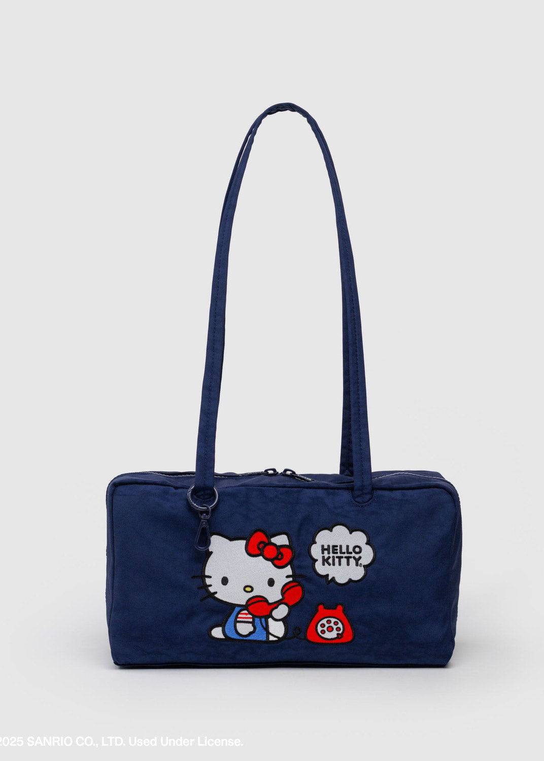 Baggu - Nylon Bowler Bag - Embroidered Hello Kitty Phone -
