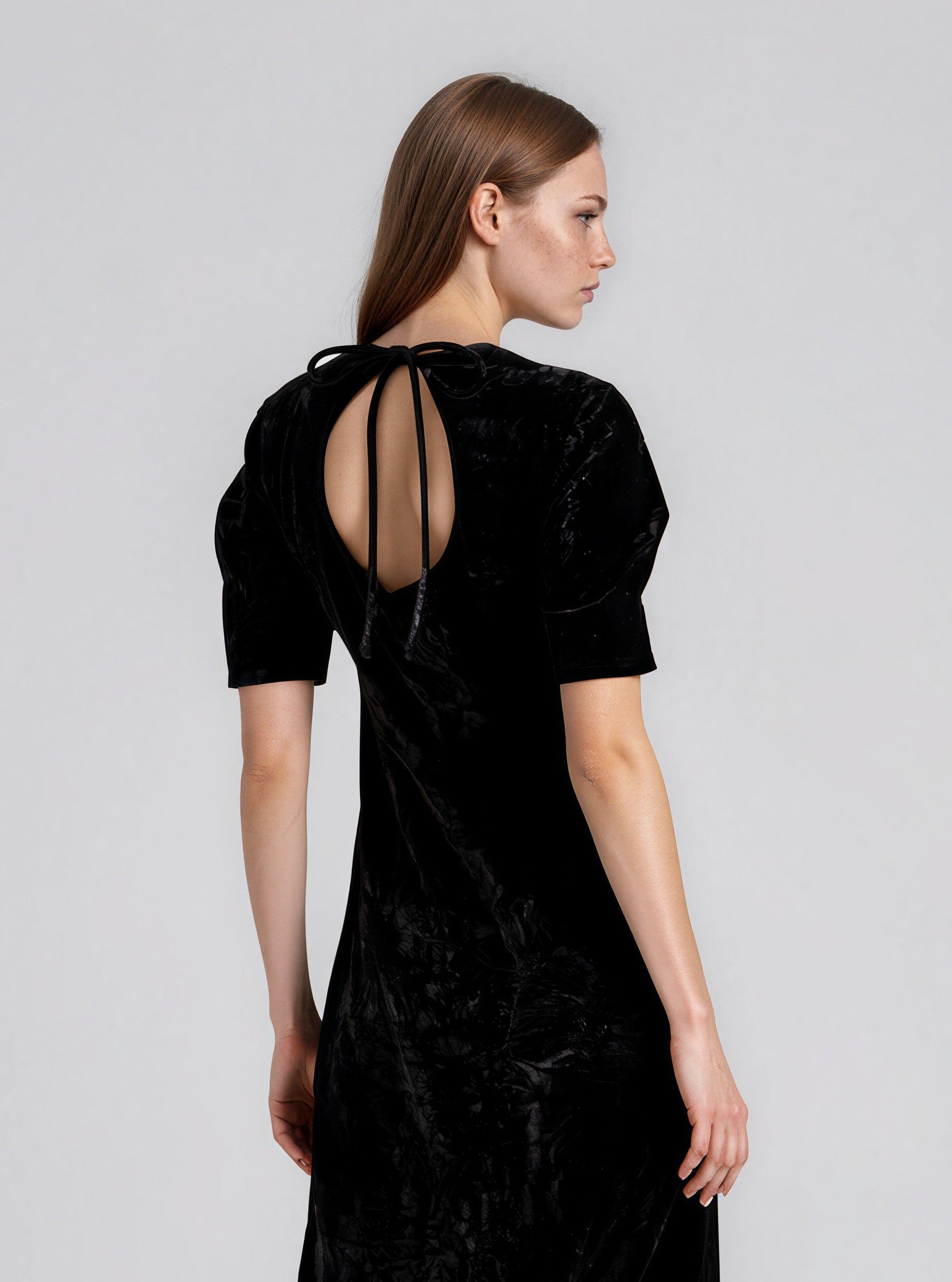 & Other Stories - Acelia Velvet Dress - Black -