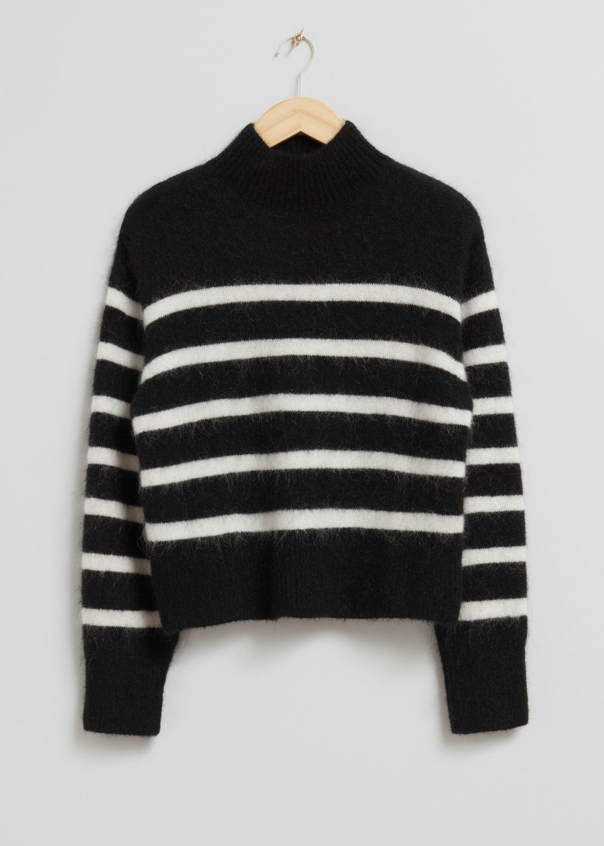 & Other Stories - Nadette Mohair Sweater - Black -