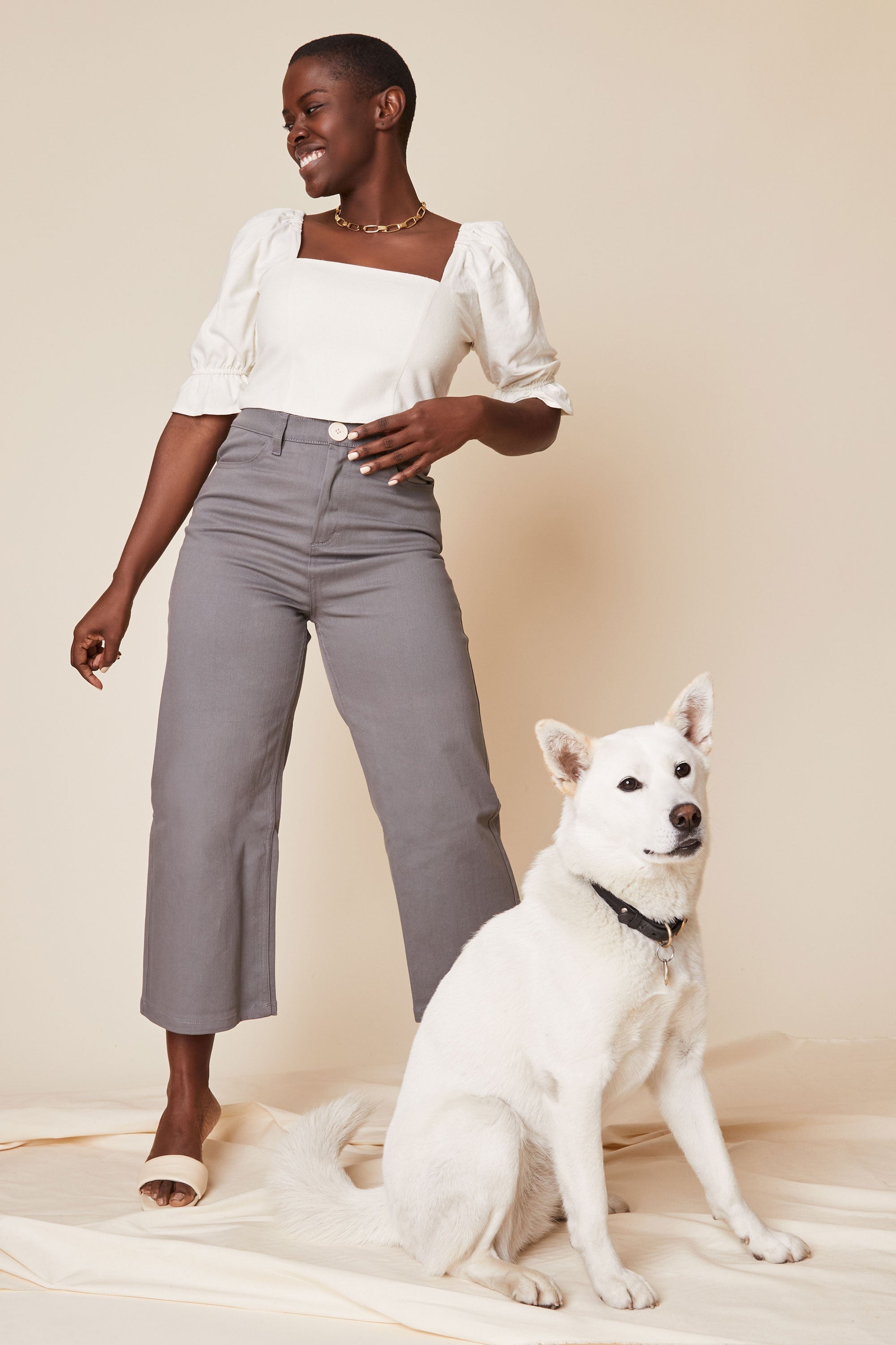 Whimsy & Row - Flora Pant in Grey -