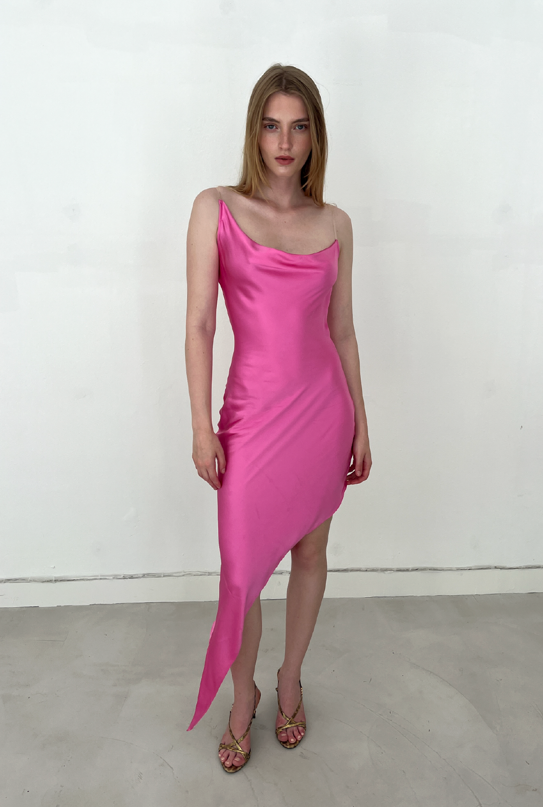 Saemdi - Eden Satin Waterfall Dress -