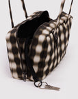 Baggu - Nylon Bowler Bag - Blurred Gingham Brown -