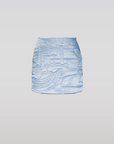 Saemdi - Iris Embroidered Satin Skirt -