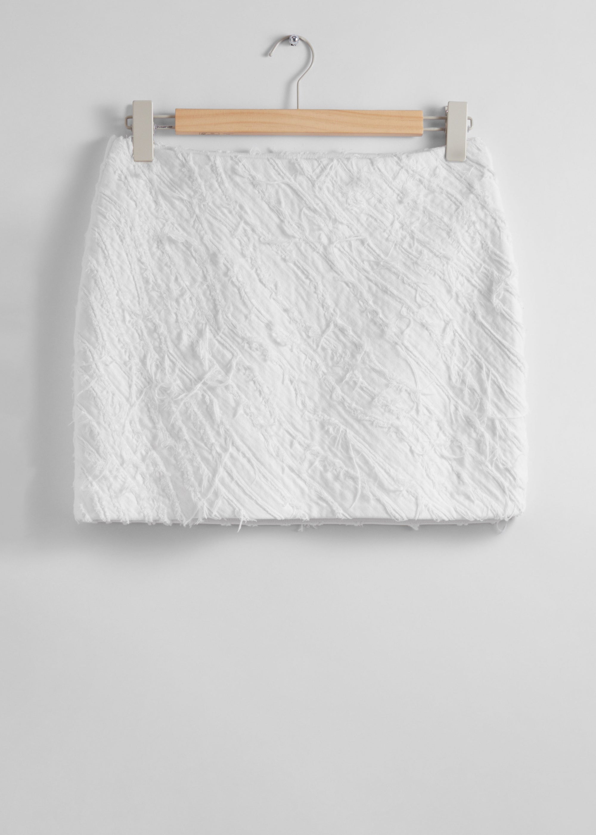 & Other Stories - Moss Skirt - White -