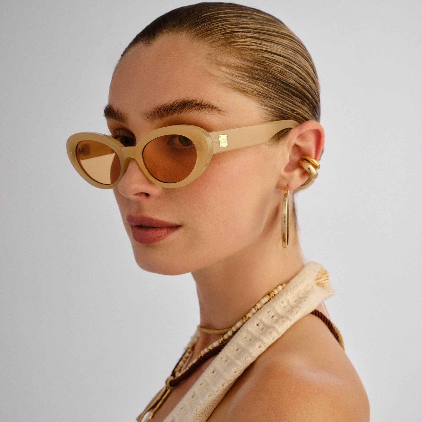 Le Specs - Tootsie + Sunglasses - Nude -
