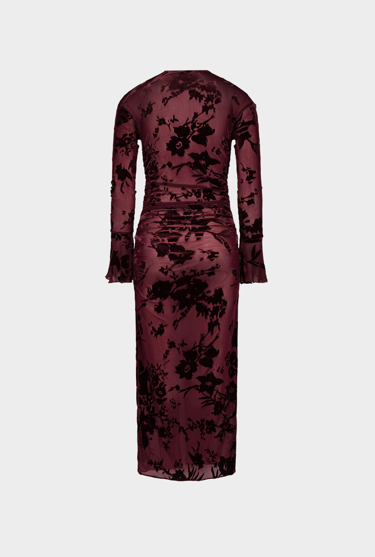 Saemdi - Marise Velvet Burnout Midi Dress -