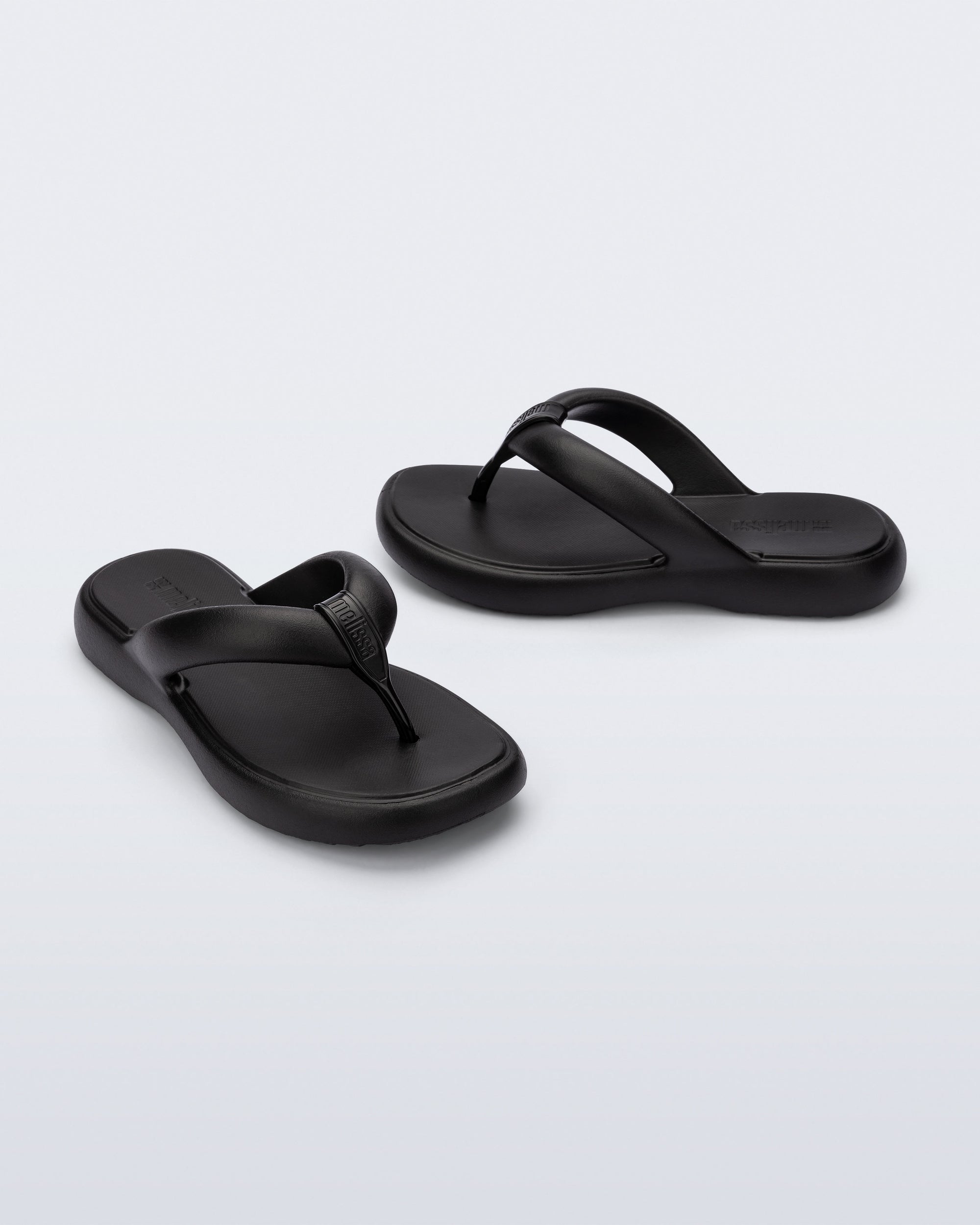 Melissa - Free Low Flip Flop - Black -