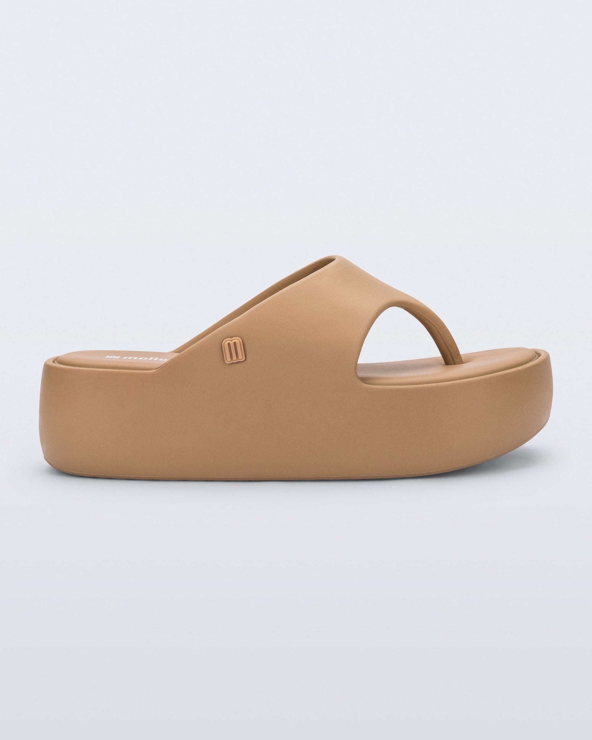 Melissa - Free Platform Thong - Beige -