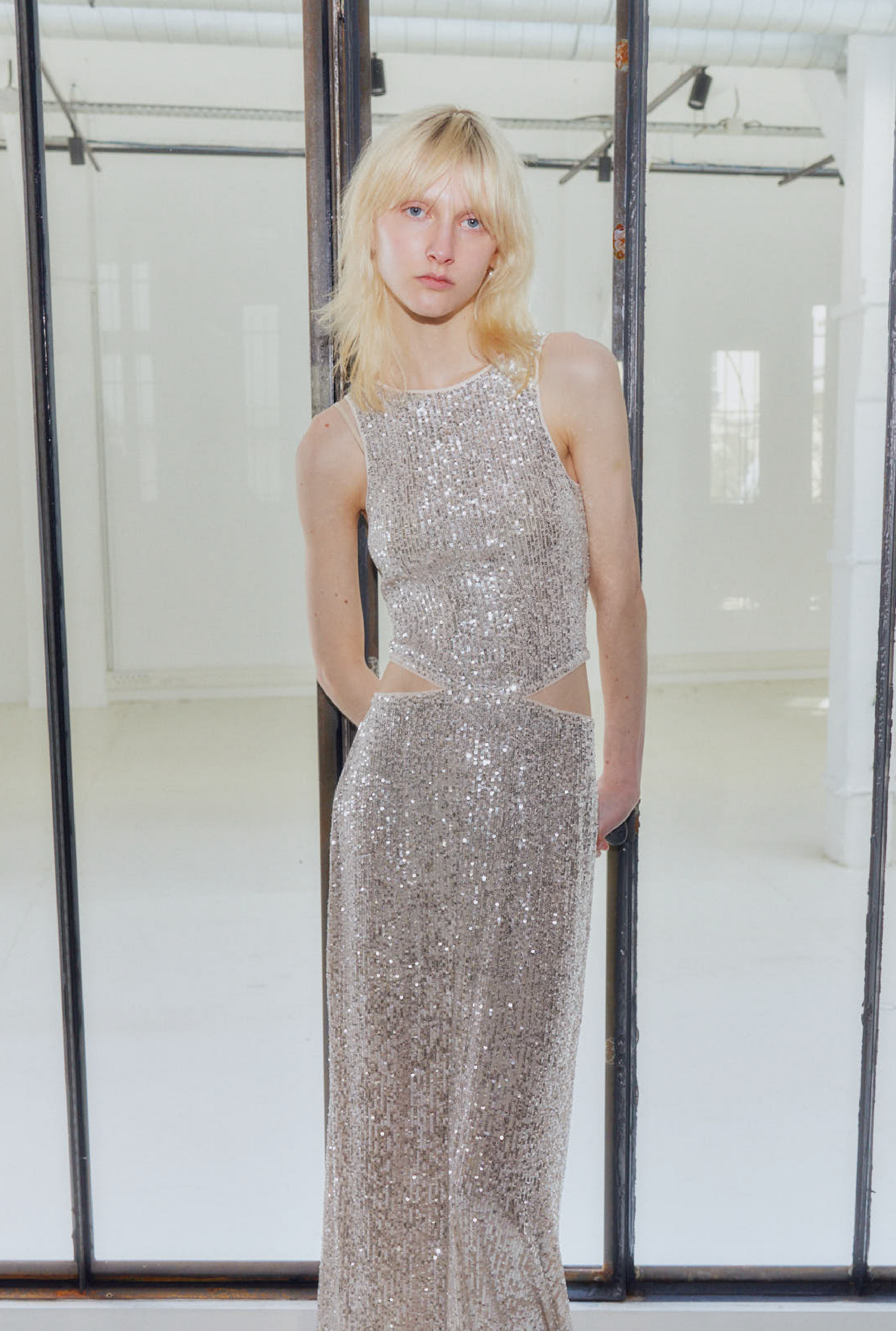 SAEMDI - ZIGGY SEQUIN MAXI DRESS -