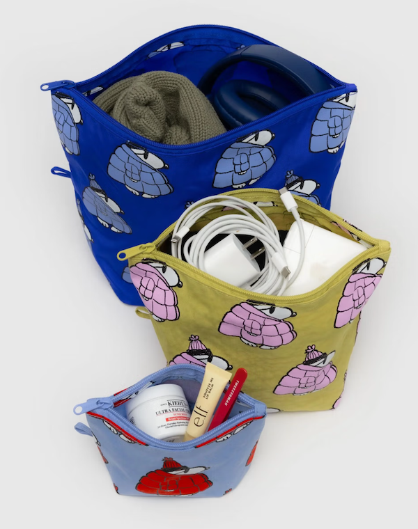 Baggu - Go Pouch Set - Puffer Snoopy -