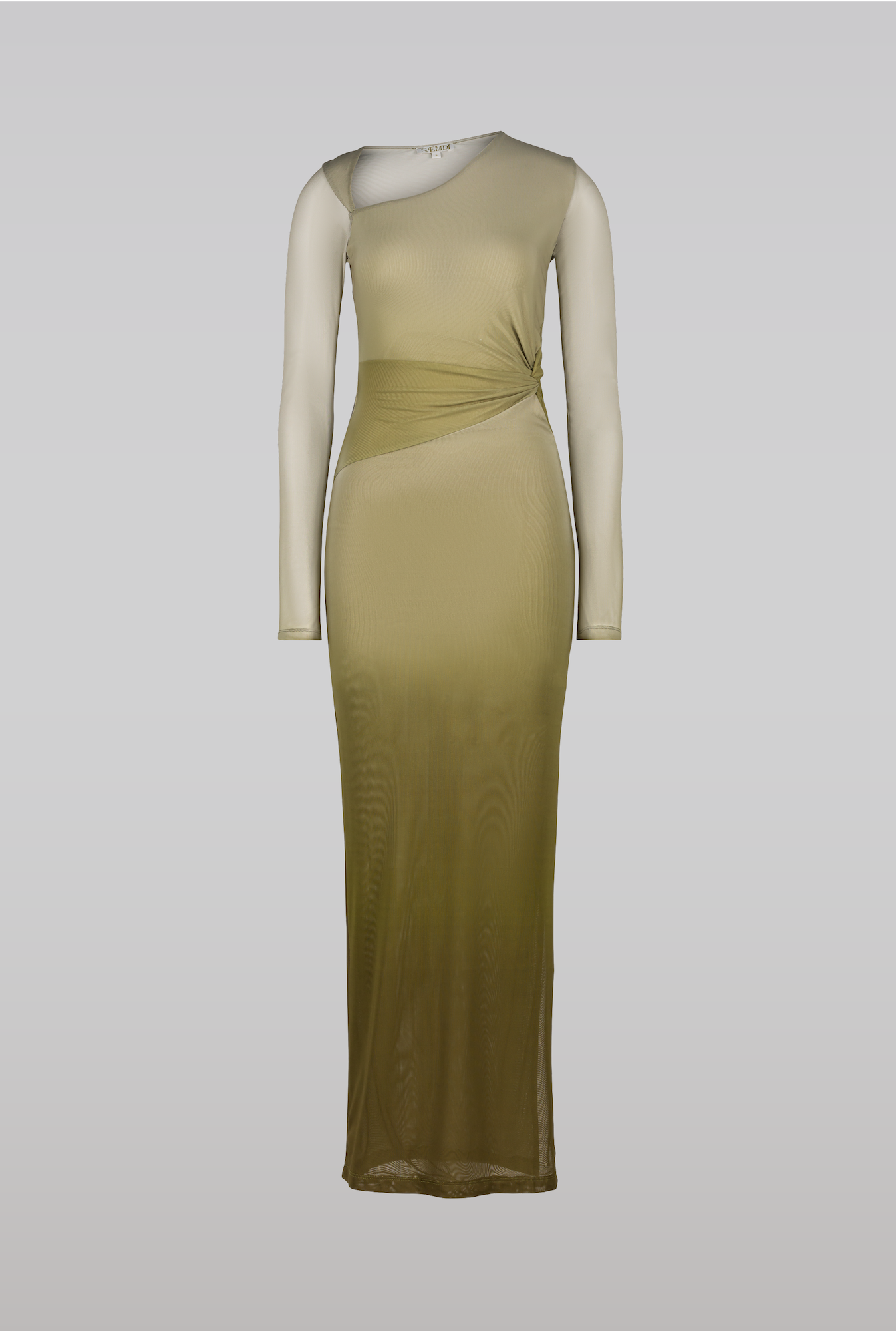 SAEMDI - ARLA GRADIENT MESH DRESS -