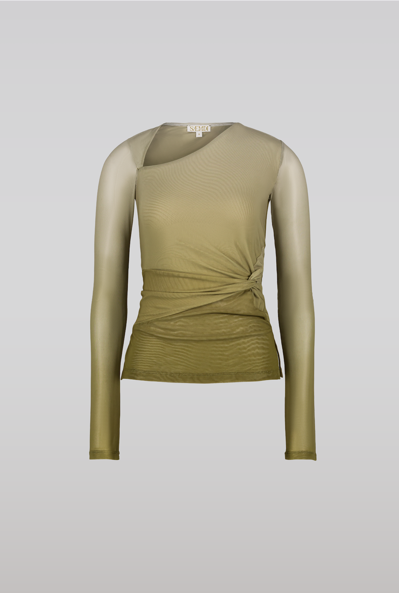 SAEMDI - ARLA GRADIENT MESH TOP -