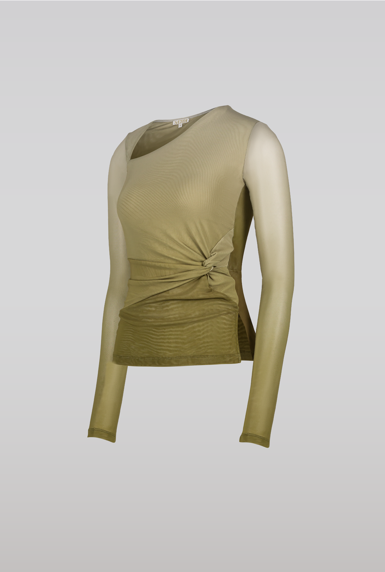 SAEMDI - ARLA GRADIENT MESH TOP -