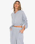 JBQ - Grayson Hoodie - Dusty Blue -