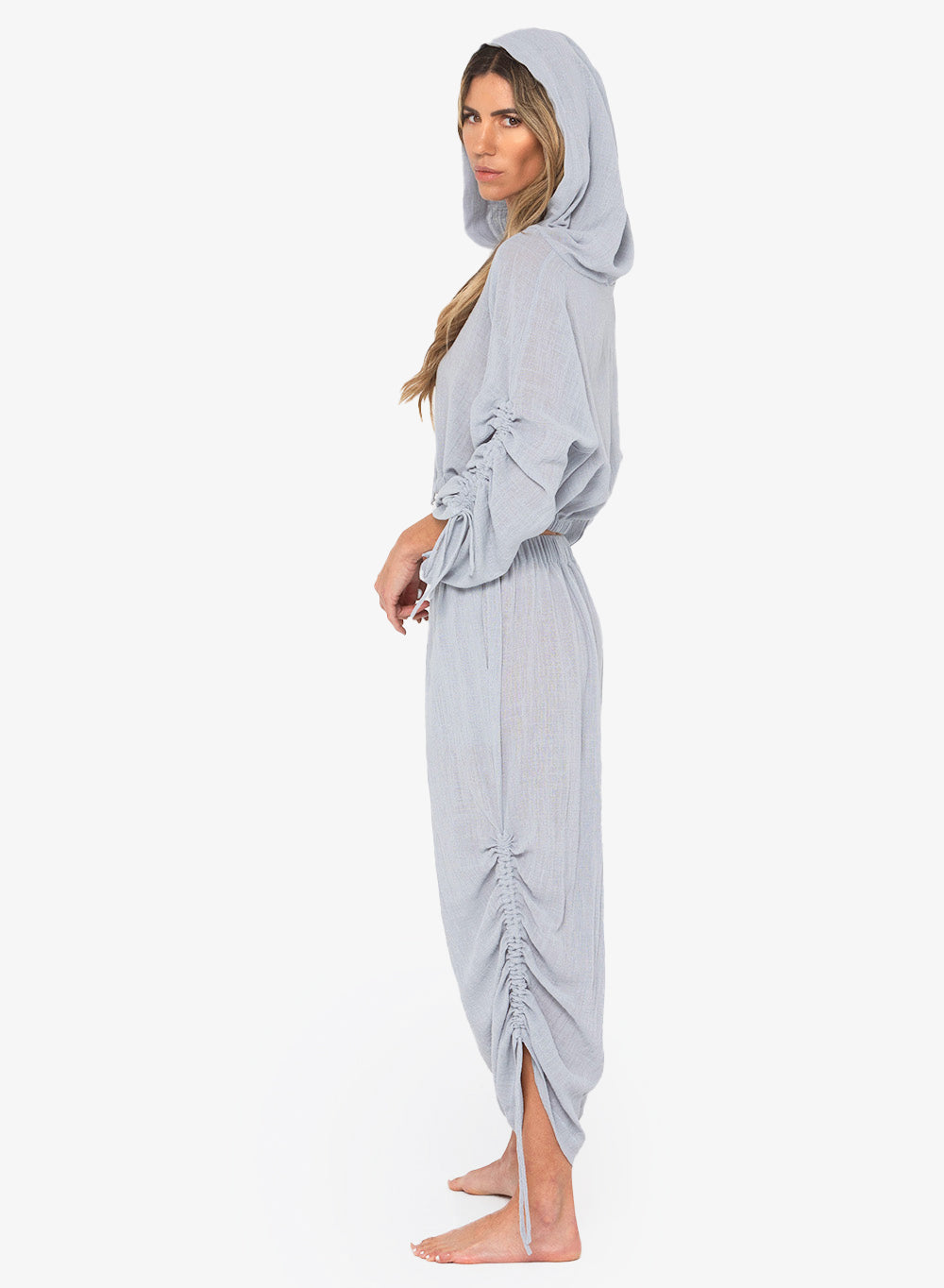 JBQ - Grayson Lounger - Dusty Blue -