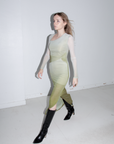 SAEMDI - ARLA GRADIENT MESH DRESS -