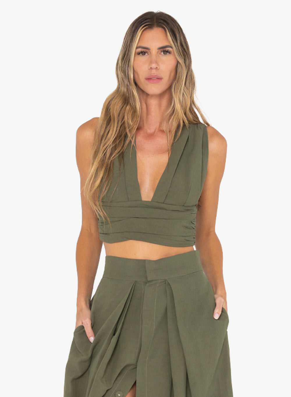 JBQ - Sara Top - Olive -