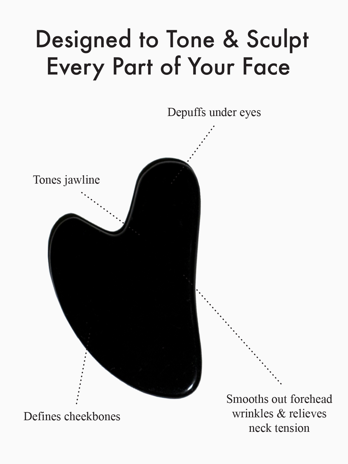 Alder New York - Black Obsidian Gua Sha -