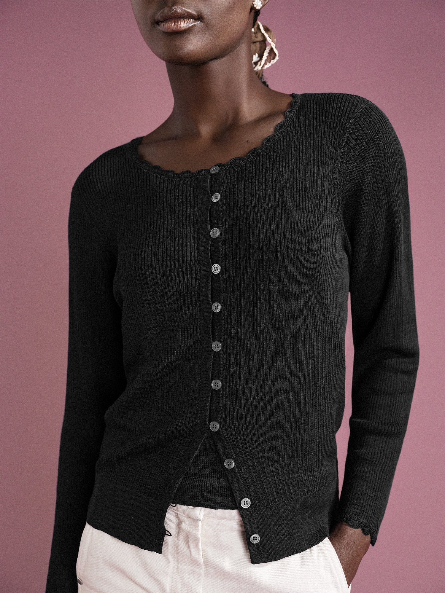 Hansel from Basel - Senna Cardigan - Black -
