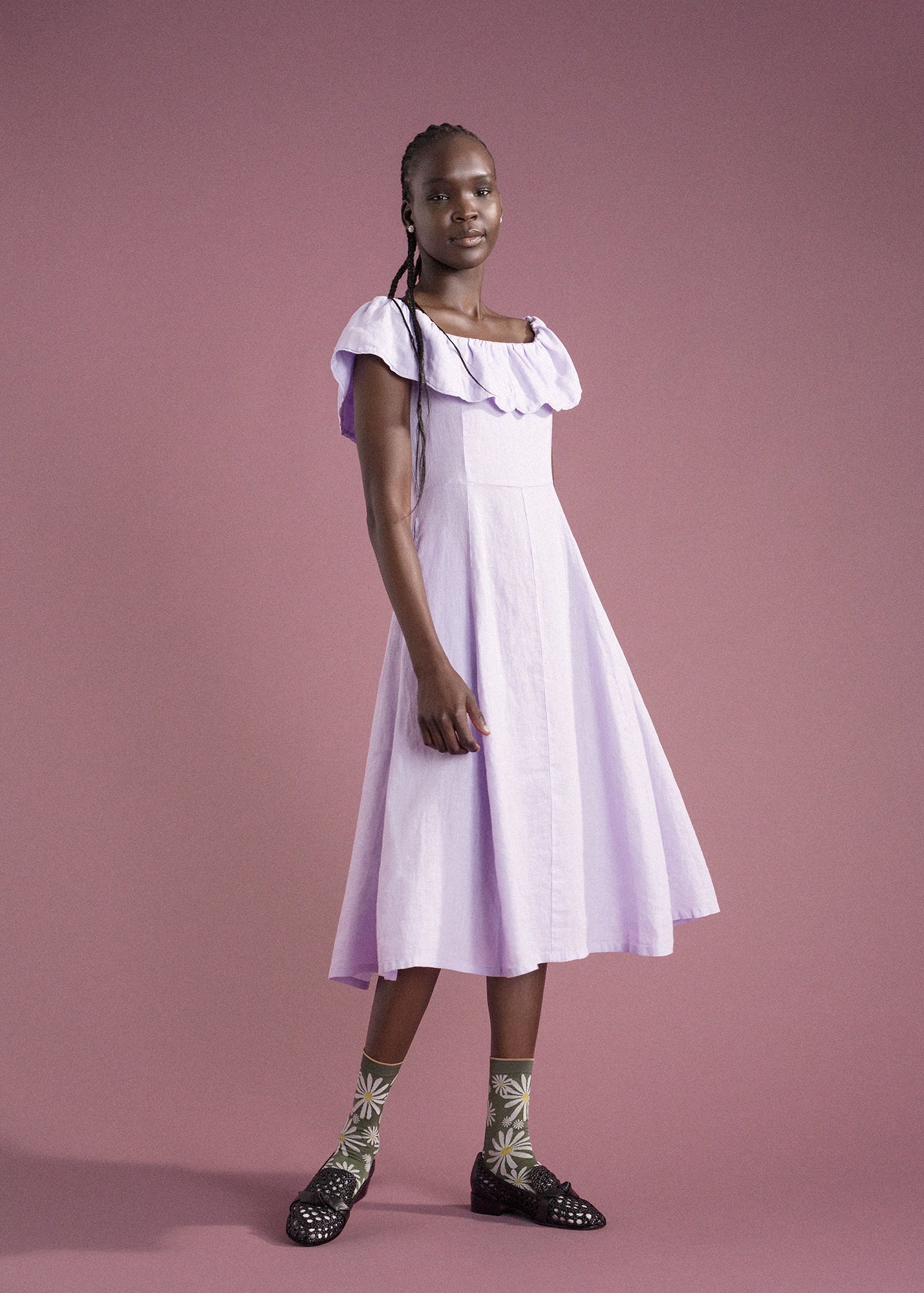 Hansel from Basel - Tansy Dress - Wisteria -