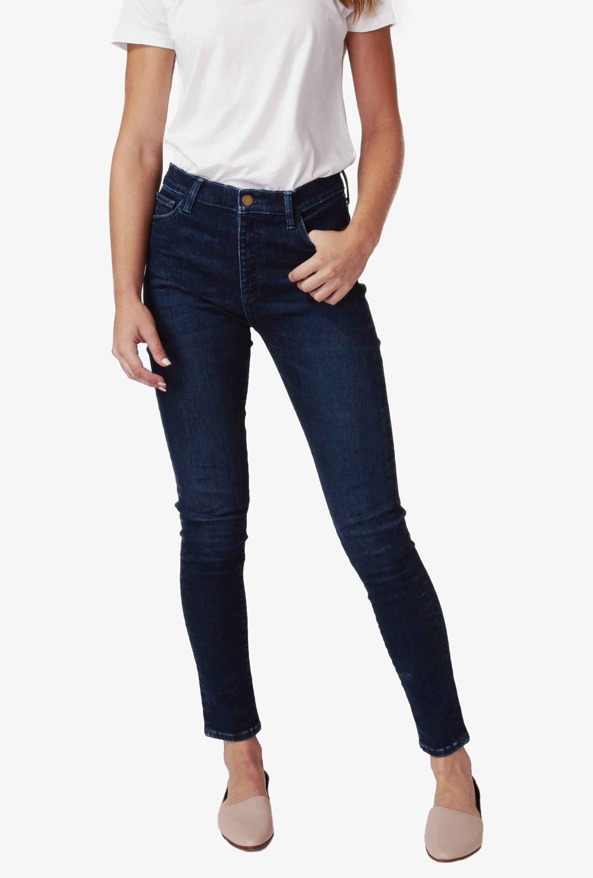 Triarchy - High Rise Skinny Jean - Dark Indigo - Dark Indigo