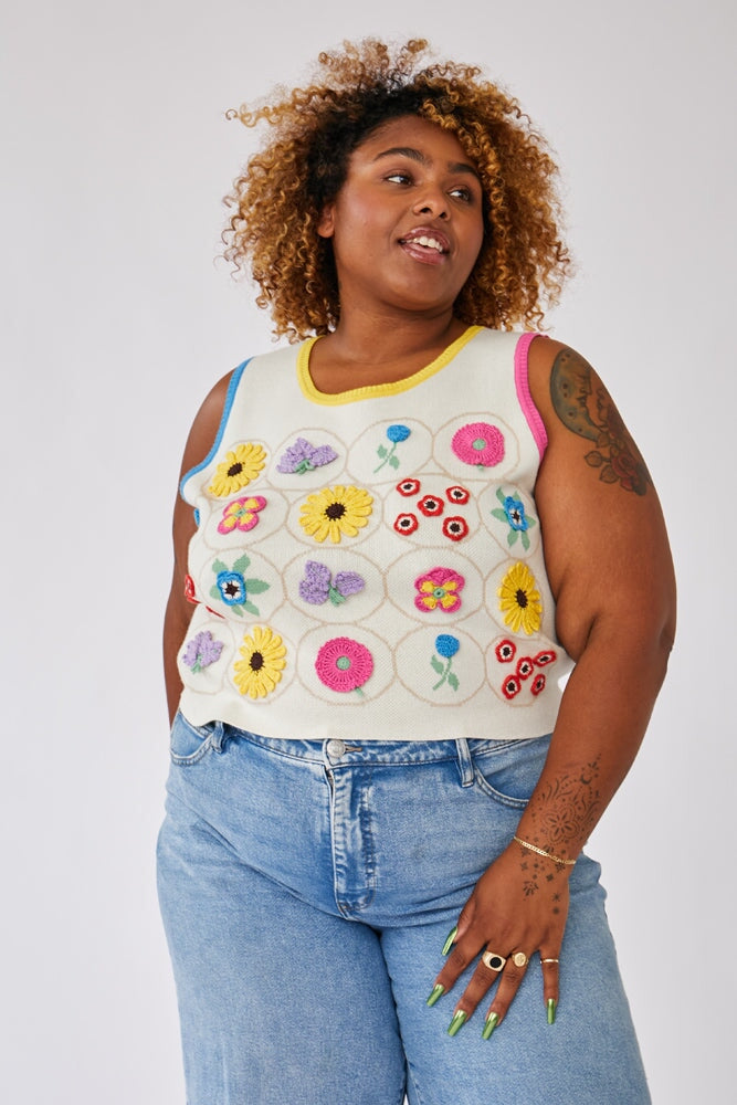 Rachel Antonoff - Loria Knit Shell Sweater -