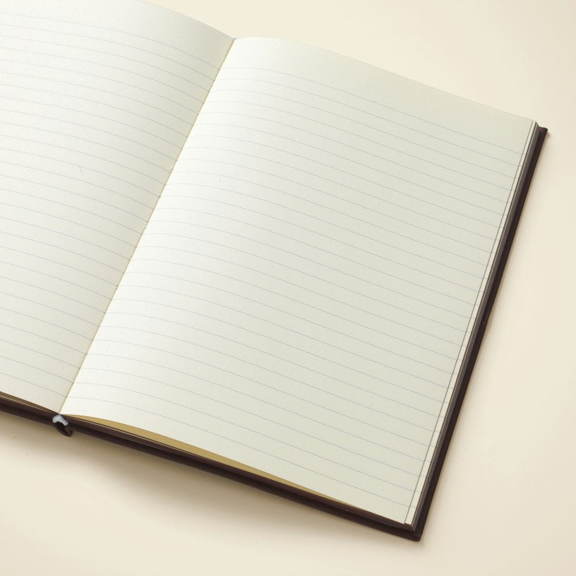PU Lined Notebook - Chestnut &amp; Ink