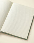 PU Lined Notebook - Moss & Ink