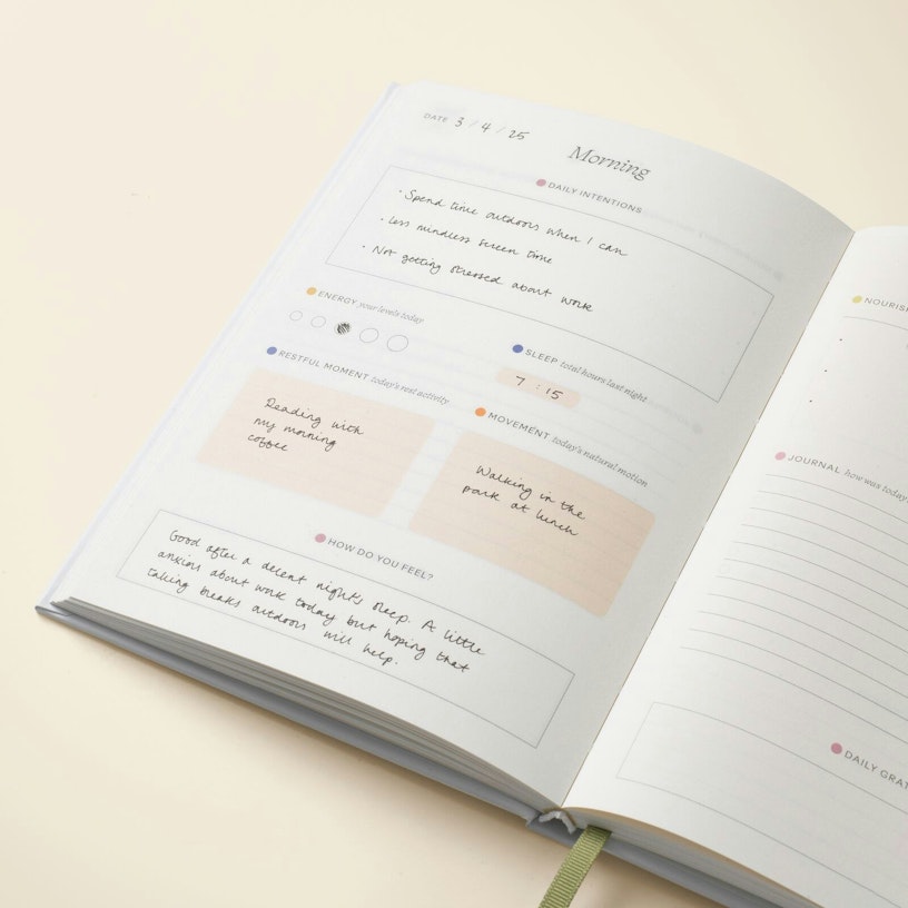 Papier - Tulip Vase Wellness Journal -