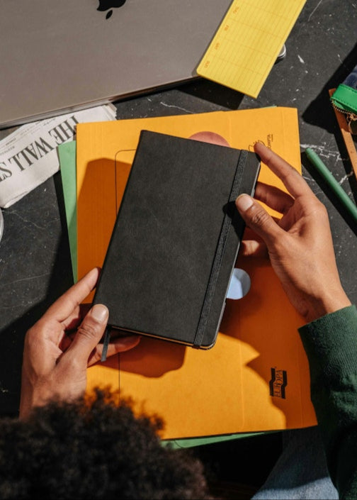 Papier - Everyday Lined Notebook - Black -