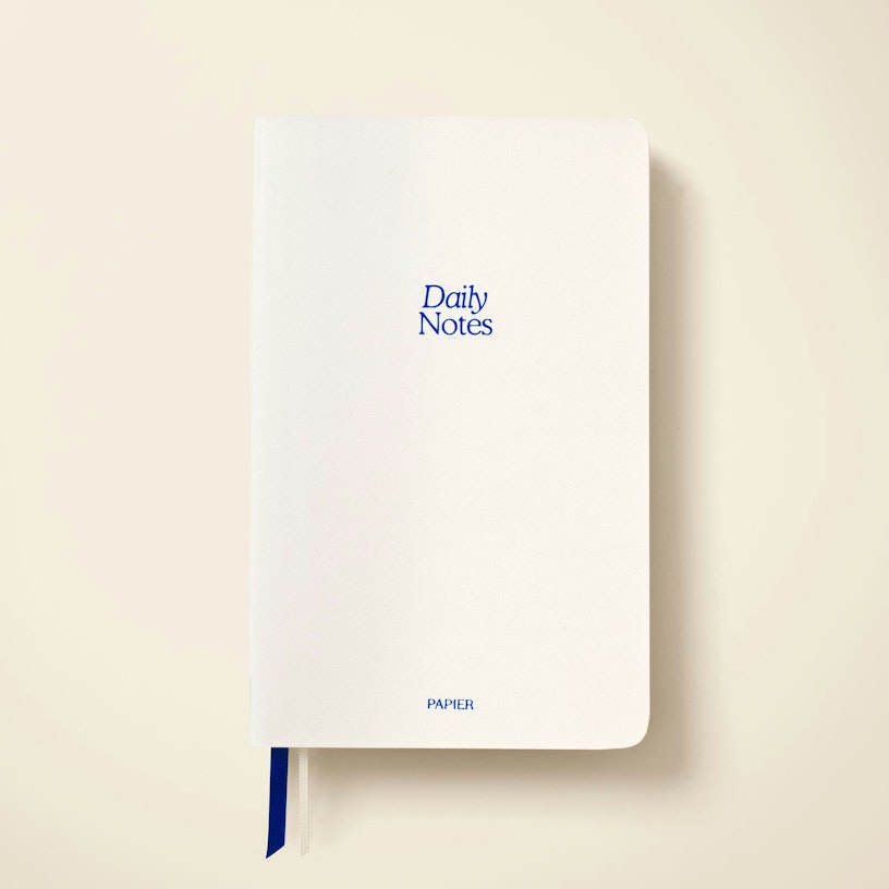 Papier - Daily Notes Vegan Leather Softcover Notebook -