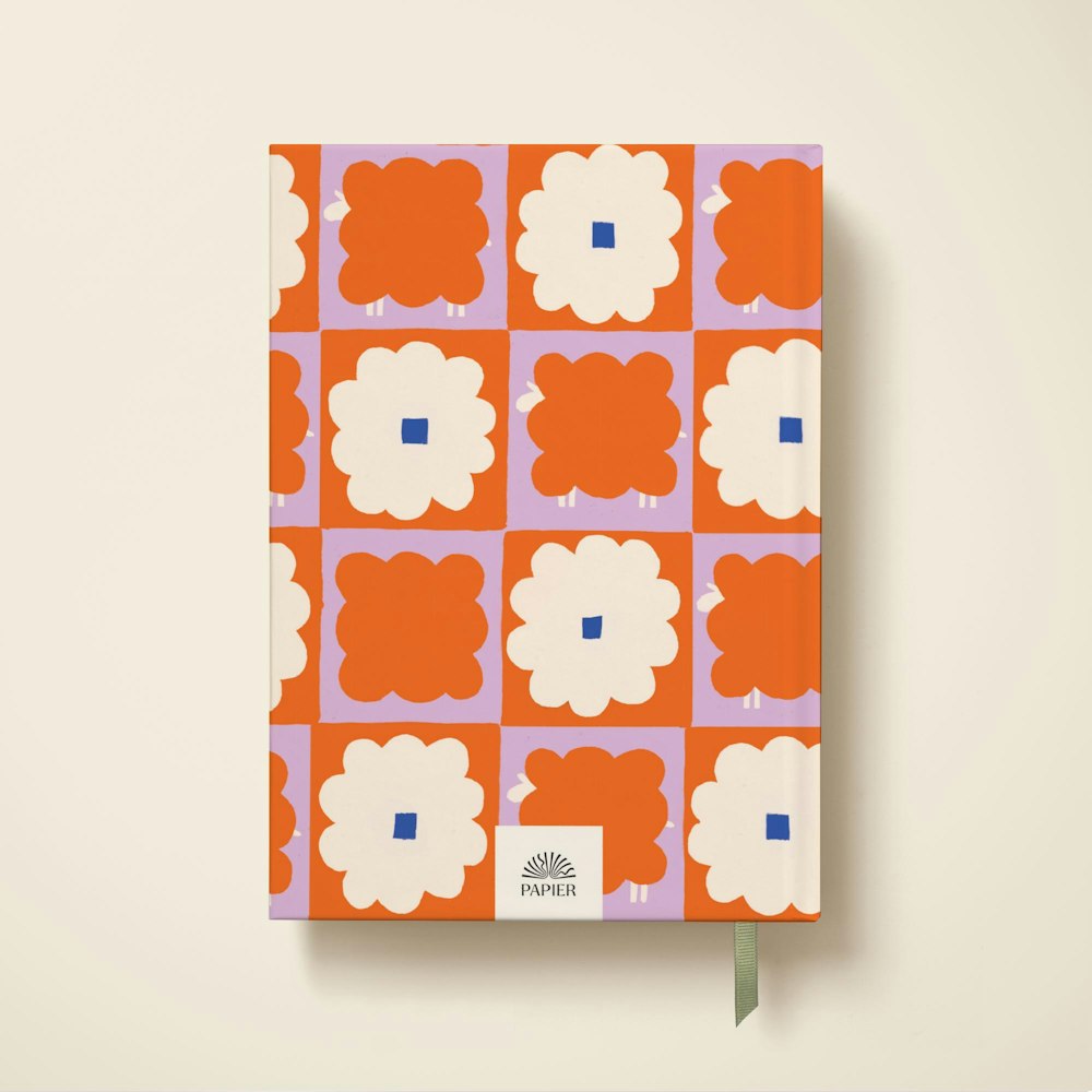 Papier - Daisy Dance Hardcover Lined Notebook -