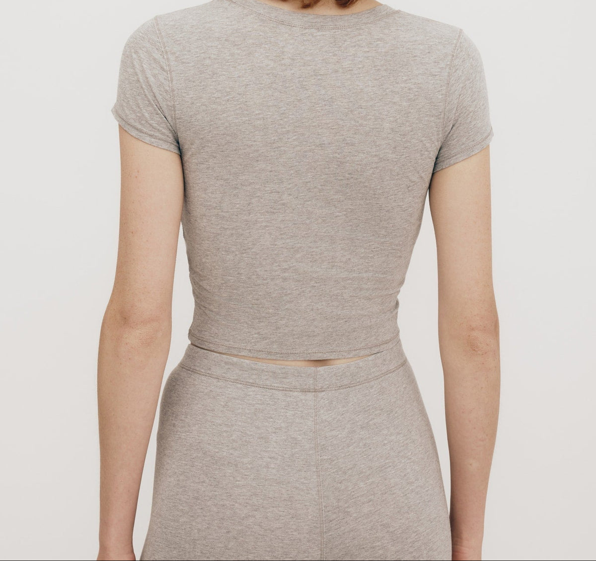 Organic Basics - Core Baby Tee - Grey Melange -