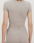 Organic Basics - Core Baby Tee - Grey Melange -