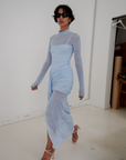 Saemdi - Oria Draped Mesh Dress -