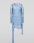 Saemdi - Cera Draped Mesh Dress -