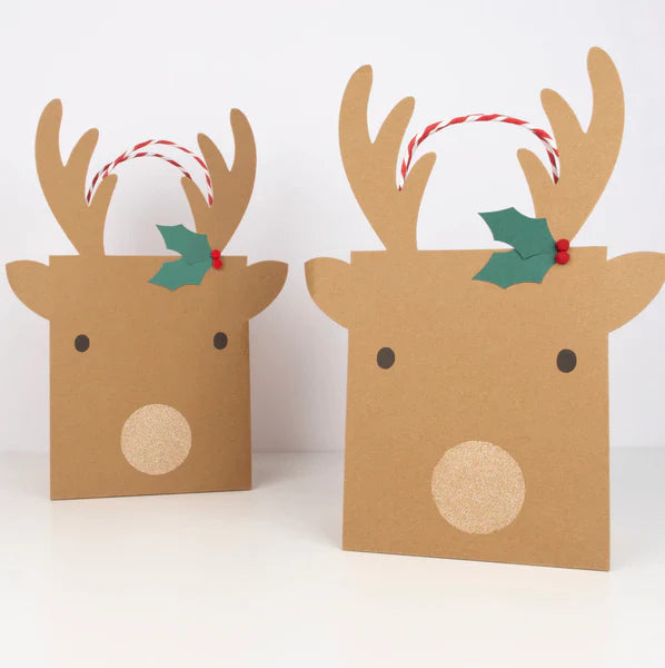 Meri Meri - Small Reindeer Gift Bags -