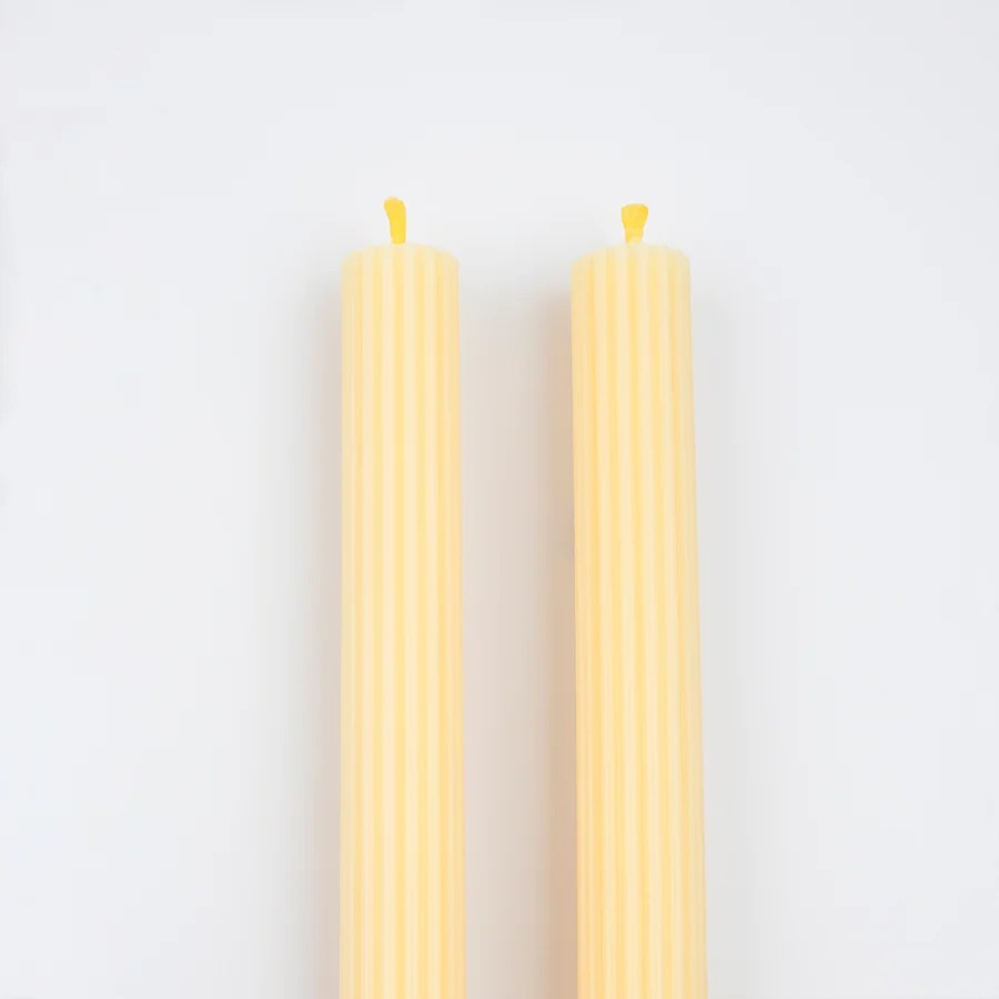 Meri Meri - Yellow Table Candles -