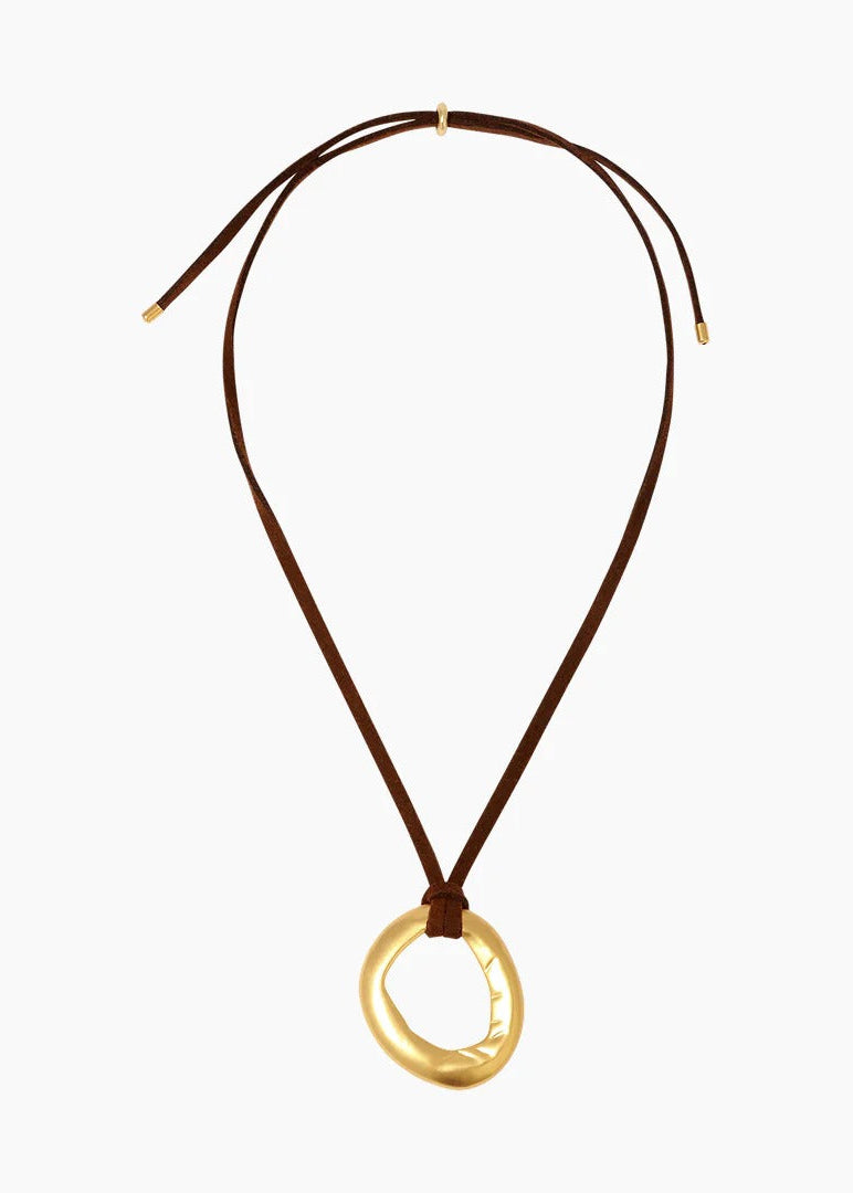 Heaven Mayhem - Mini Necklace - Brown -