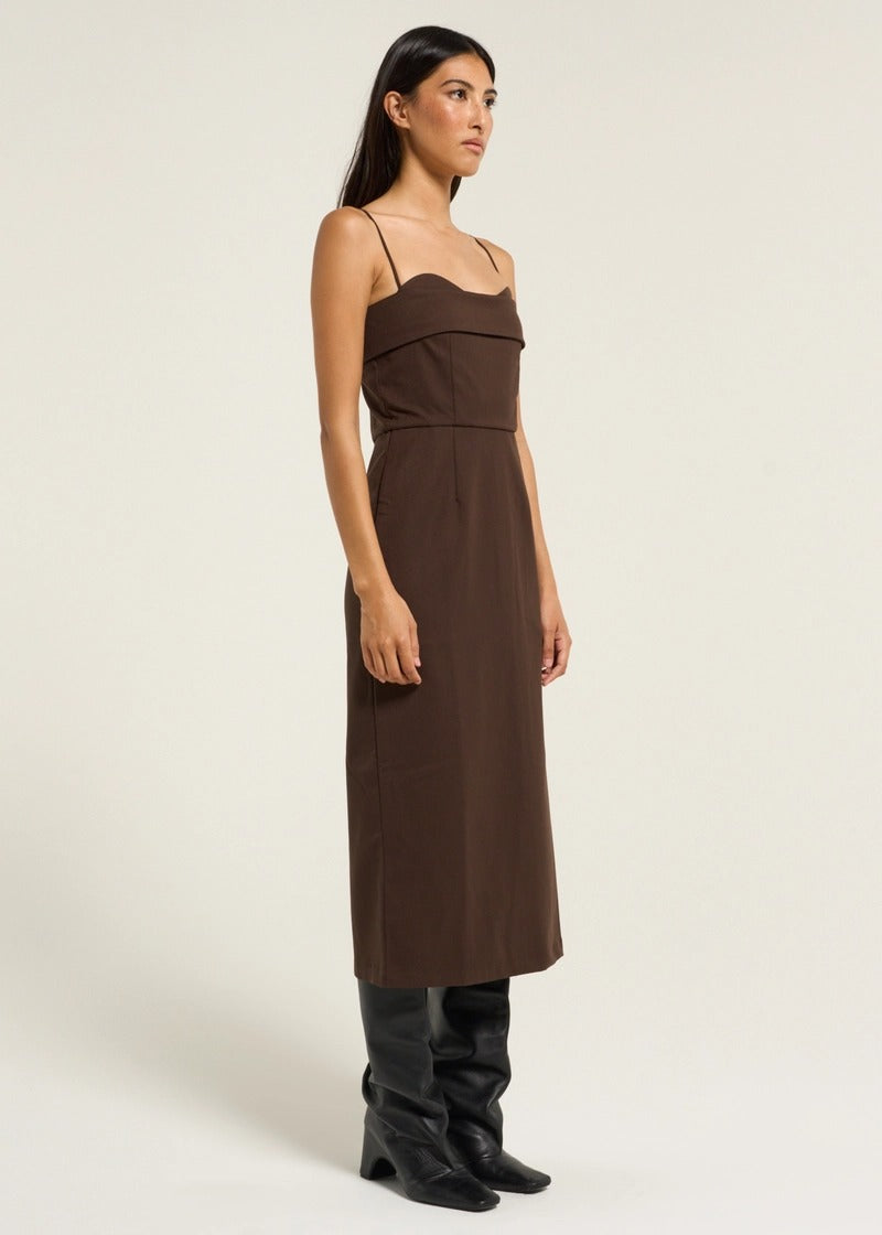 Toit Volant - Juliette Dress Brown -