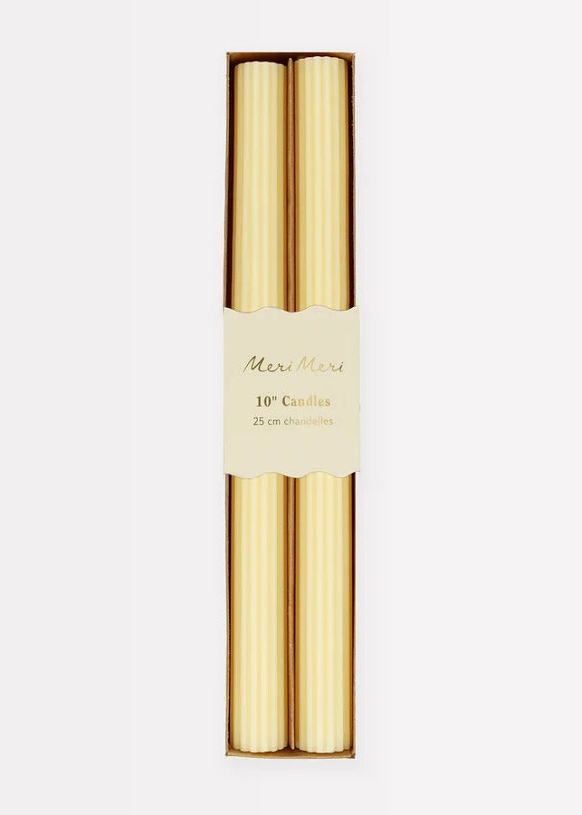 Meri Meri - Yellow Table Candles -