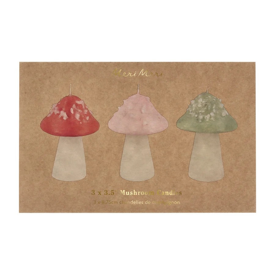 Meri Meri - Mushroom Candles -
