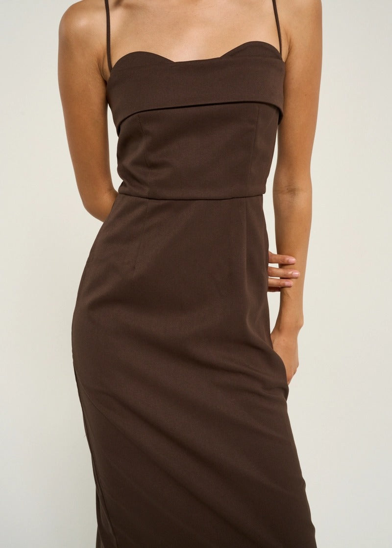 Toit Volant - Juliette Dress Brown -