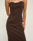 Toit Volant - Juliette Dress Brown -
